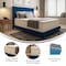 Flash Furniture 14 Queen Euro Top Memory Foam Hybrid Mattress CL-LUXET232-14-Q-GG - alternate 5
